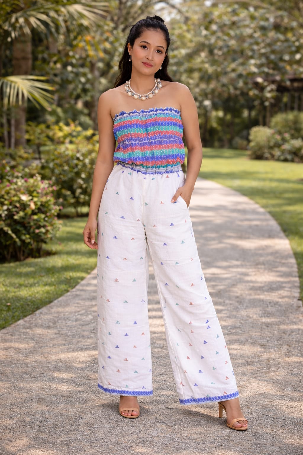 rannivat elegant noni cotton jumpsuit with contemporary charm