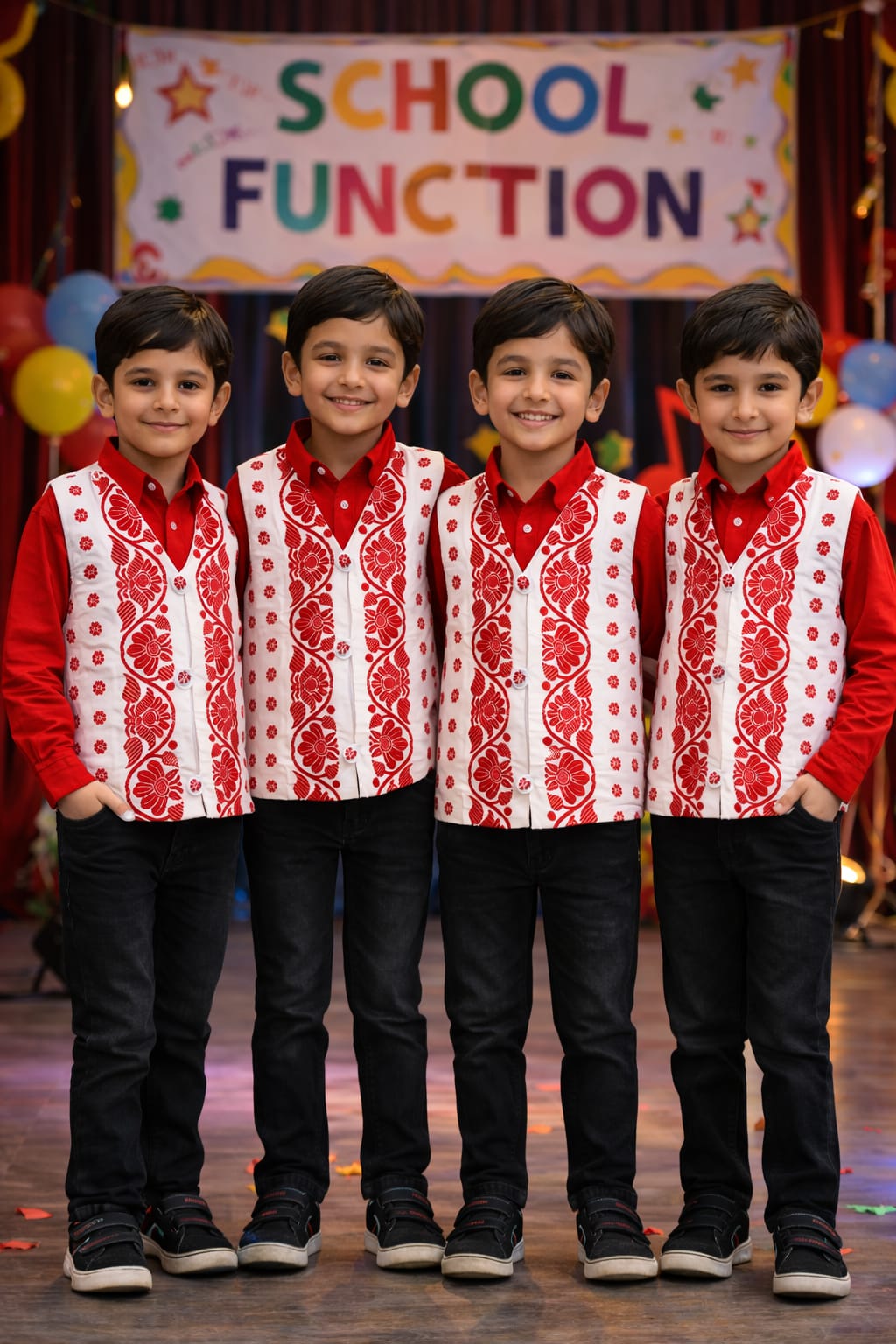 minie' wondr elegant kesapat cotton half jacket