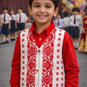 minie' wondr elegant kesapat cotton half jacket